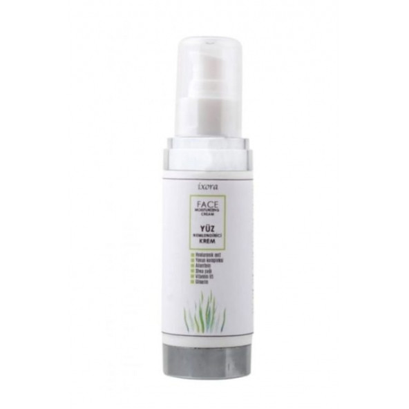 Ixora Hyalüronik Asit Yosun Kompleksi ve Allantoin İçerikli 48 Saat Nemlendirici Yüz Kremi 100 ml