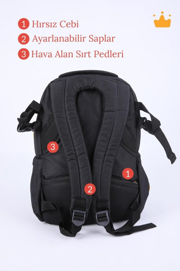 Babyhola Çok Amaçlı Termal Gözlü Anne Bebek Bakım Sırt Çantası Çocuk Okul Çantası Su Geçirmez 0944 - 3