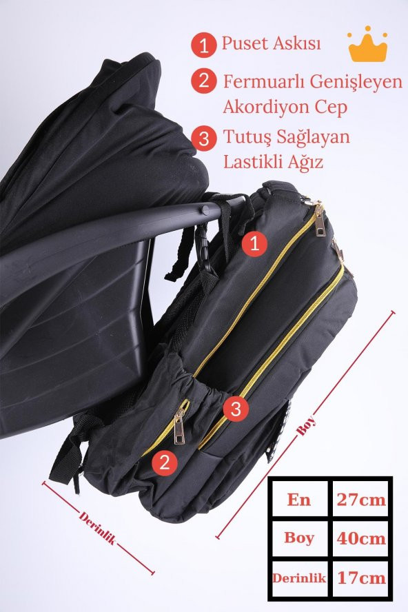 Babyhola Çok Amaçlı Anne Bebek Bakım Seyahat Sırt Çantası Çocuk Okul Çantası Su Geçirmez Termal Gözlü 0945 - 4