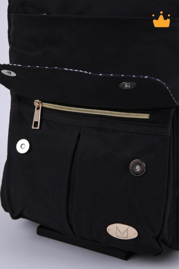 Babyhola Çok Amaçlı Anne Bebek Bakım Seyahat Sırt Çantası Çocuk Okul Çantası Su Geçirmez Termal Gözlü 0945 - 6