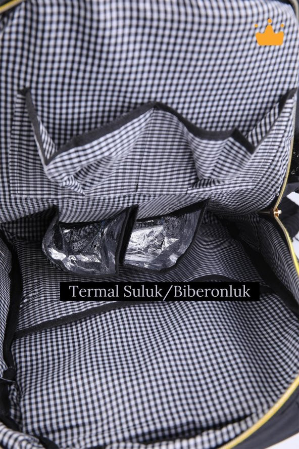 Babyhola Çok Amaçlı Anne Bebek Bakım Seyahat Sırt Çantası Çocuk Okul Çantası Su Geçirmez Termal Gözlü 0945 - 8