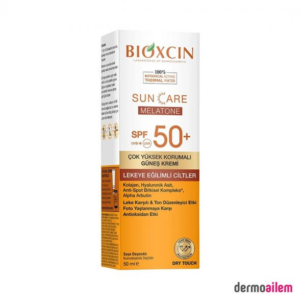 Bioxcin Sun Care Melatone Güneş Kremi SPF50+ 50 ml Lekeye Eğilimli Ciltler