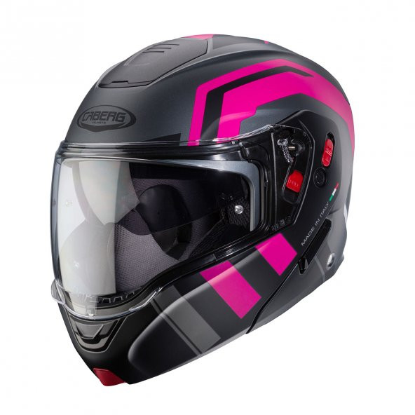 Caberg Horus X Çeneden Açılır Kask XS (ECE 22.06) (Mat Siyah-Fuşya) - 3