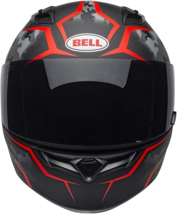 Bell Qualifier Stealth Kapalı Kask XL (Mat Siyah-Kırmızı) - 4