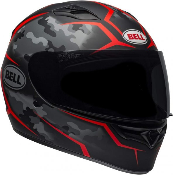 Bell Qualifier Stealth Kapalı Kask M (Mat Siyah-Kırmızı) - 3