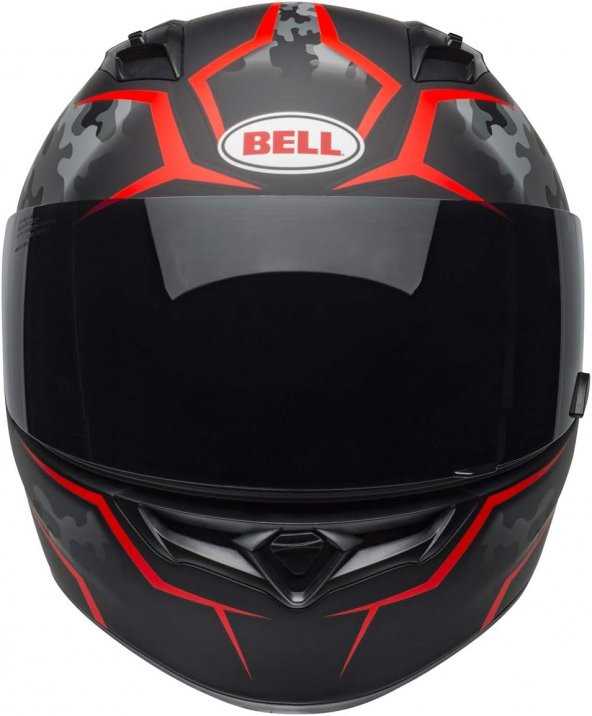Bell Qualifier Stealth Kapalı Kask M (Mat Siyah-Kırmızı) - 4