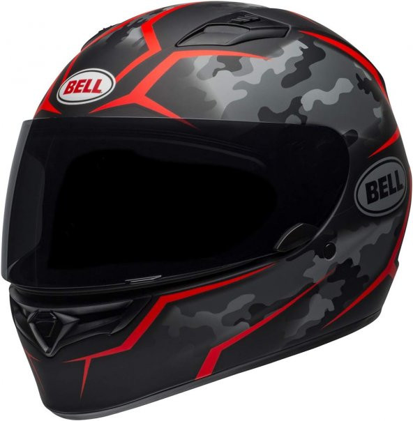 Bell Qualifier Stealth Kapalı Kask M (Mat Siyah-Kırmızı) - 5