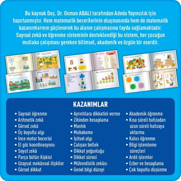 Adeda Mat Mat Matematik Seti 8 Yaş - 6