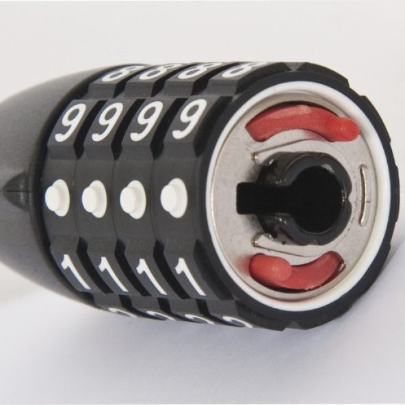 Abus 1360/110 Tresor Motosiklet Kablo Halat Kilit - 2