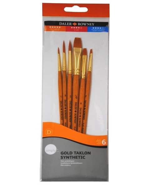 Daler Rowney Fırça Seti 6lı 216920600