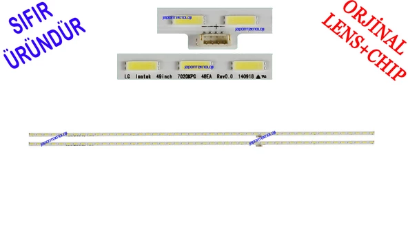 SONY, KD-49X8305C, LED BAR, PANEL LEDLERİ, 75.P3B21G001, KD-49X8300C XBR-49X830C 75.P3B21G001 LG Innotek 49 inç 7020PKG 48EA Rev0.0