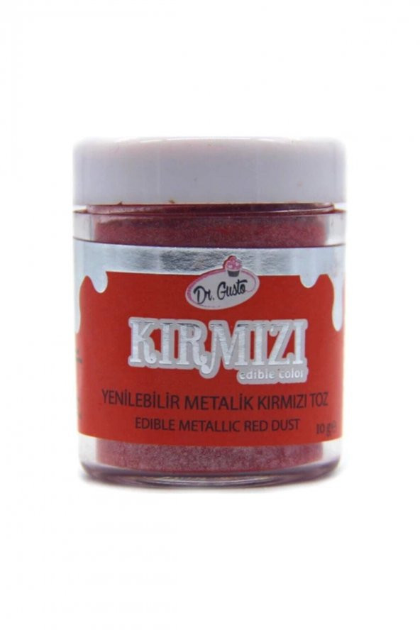 Gıda Boyası Metalik Toz Kırmızı 10 Gr