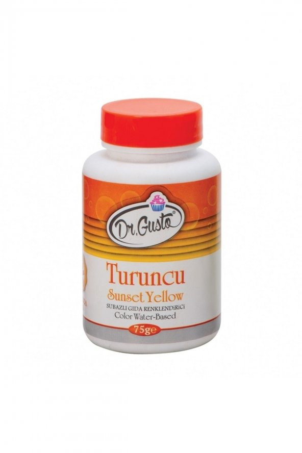 Turuncu Toz Gıda Boyası 75 Gr.