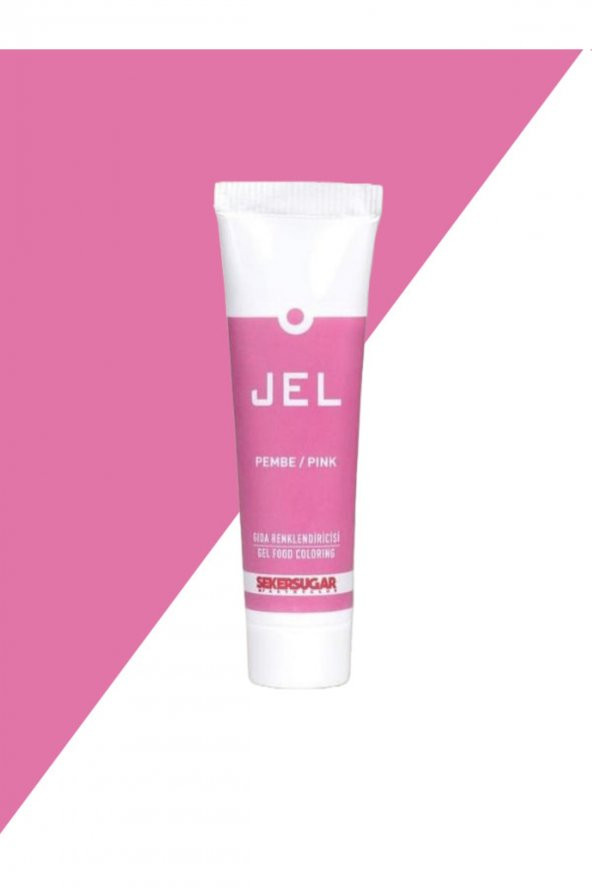 Pembe Jel Gıda Boyası 100 gr