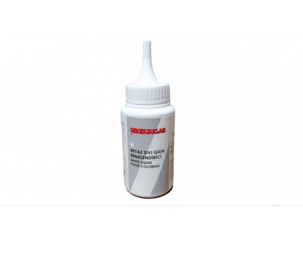 Şeker Sugar Beyaz Sıvı Gıda Boyası (150 Ml)