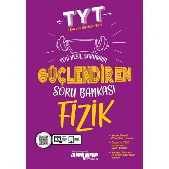 Ankara Yayıncılık  Yks Tyt Güçlendiren Fizik Soru Bankası