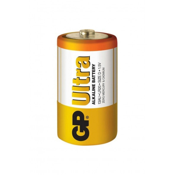 Gp Ultra Alkalin 2'li D Boy Kalın Pil - 2