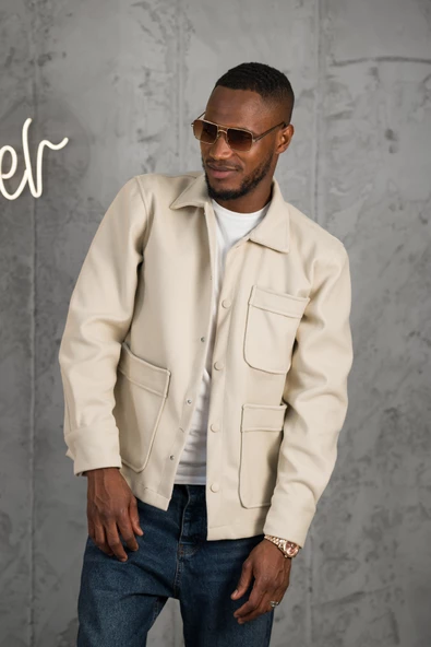 Çıt Çıt Kapamalı Regular Fit Torba Cepli Astarsız Erkek Spor Polar Gömlek - 9