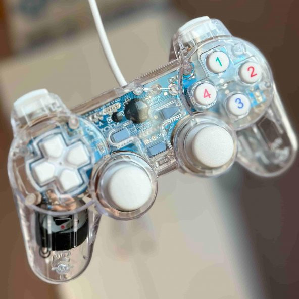 Zhltech Şeffaf Oyun Kolu Gamepad WN-1125 - 2