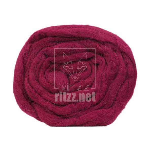 YÜN KEÇE 073 // Keçeleşen Yün // Vişne ürün görseli 1