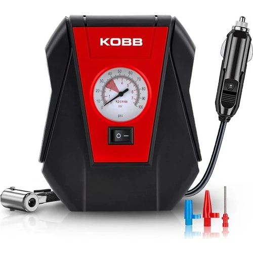 KOBB KB100 12Volt 100 PSI Analog Göstergeli Hava Lastik Şişirme Pompası
