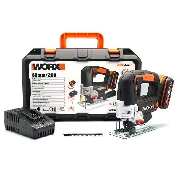 WORX WX543 20Volt 2.0Ah Li-ion Profesyonel Dekupaj Testere - 11