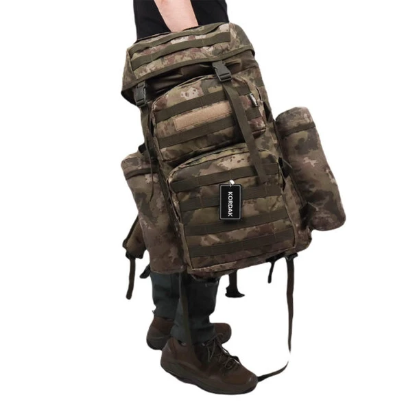 90 Litre TSK Kamuflaj Taktik Operasyon Çantası - Resim 4