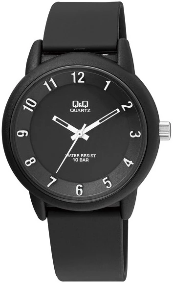 Q&Q VR52J001Y Su Geçirmez Silikon Kordonlu Unisex Kol Saati - 2