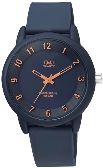 Q&Q VR52J002Y Su Geçirmez Silikon Kordonlu Unisex Kol Saati - 2