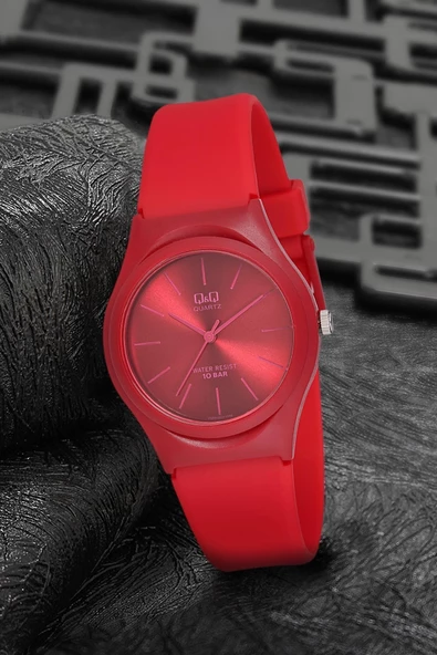 Q&Q VQ86J023Y Su Geçirmez Silikon Kordonlu Kadın Kol Saati - 2