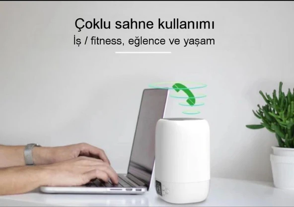 Cosmostech DY20K Karaoke Bluetooth Hoparlör, Rgb Işıklı, Alarm Saat, Uyku Mod Özel Sesli,kablosuz Speaker - 12