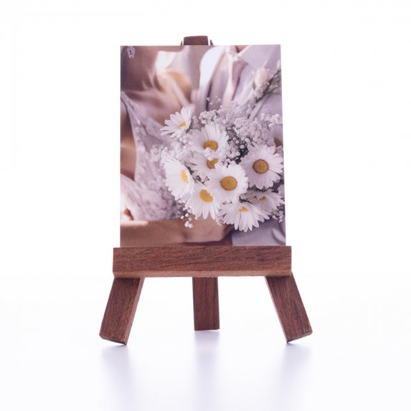 Düğün not ve tebrik kartı, gelin ve damat 6,5 x 8,5 cm  3 adet - 1