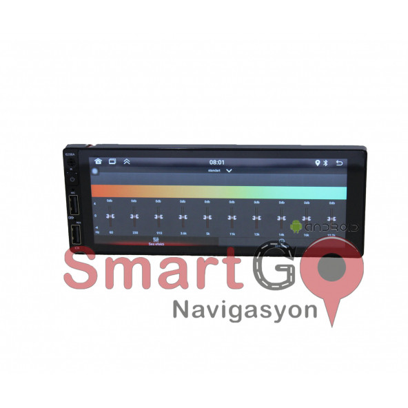 Universal Tekdin Arkalı 6.9" 4Gb Ram Android Multimedya Kamera Dahil - 7