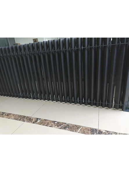 Renklievim Mezarlık, Kolay Kurulum Mezarlık Antrasit PVC Kaplama , Mezarlık alanı çevirme 85x185CM - 2