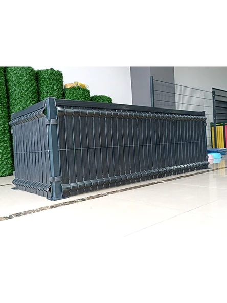 Renklievim Mezarlık, Kolay Kurulum Mezarlık Antrasit PVC Kaplama , Mezarlık alanı çevirme 85x185CM