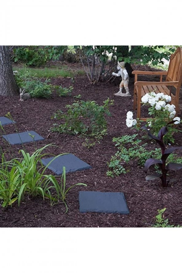 RENKLİ EVİM Dekoratif Basamak Taşları - Dış Mekan Yolu Pvc 8 Adet - 3