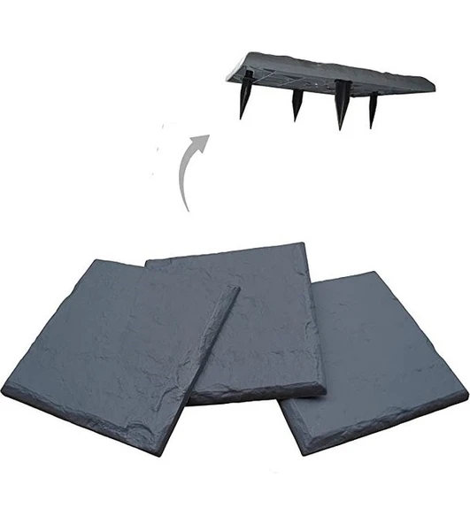 RENKLİ EVİM Dekoratif Basamak Taşları - Dış Mekan Yolu Pvc 16 Adet