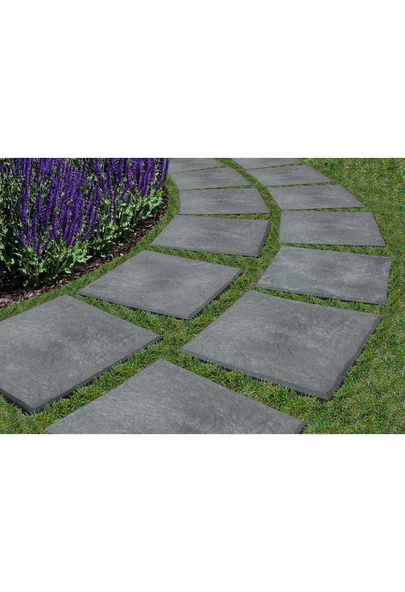 RENKLİ EVİM Dekoratif Basamak Taşları - Dış Mekan Yolu Pvc 4 Adet - 5