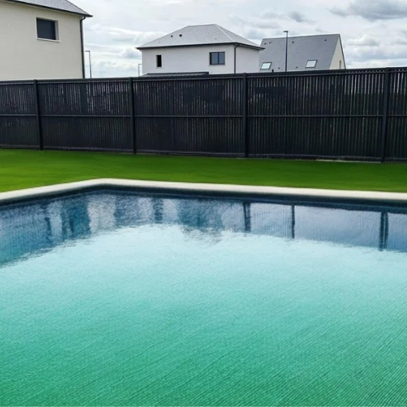 RENKLİ EVİM RENKLİ EVİM ÇİM ÇİT PVC KAPLAMA DÜZ 50X250 cm - 9