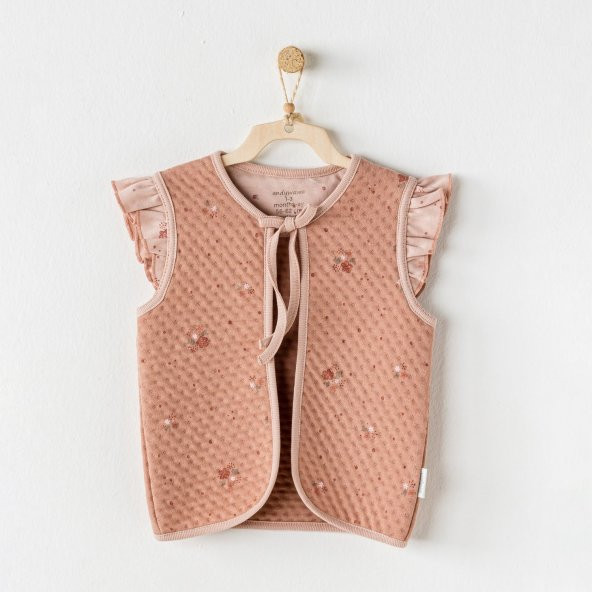 Andywawa Vest Floral Bebek Yeleği AC24370