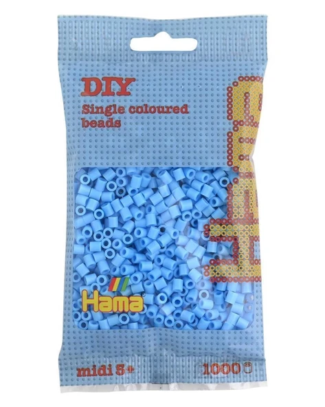 Hama Boncuk Midi 1.000’lik poşet - Pastel Mavi 207-46