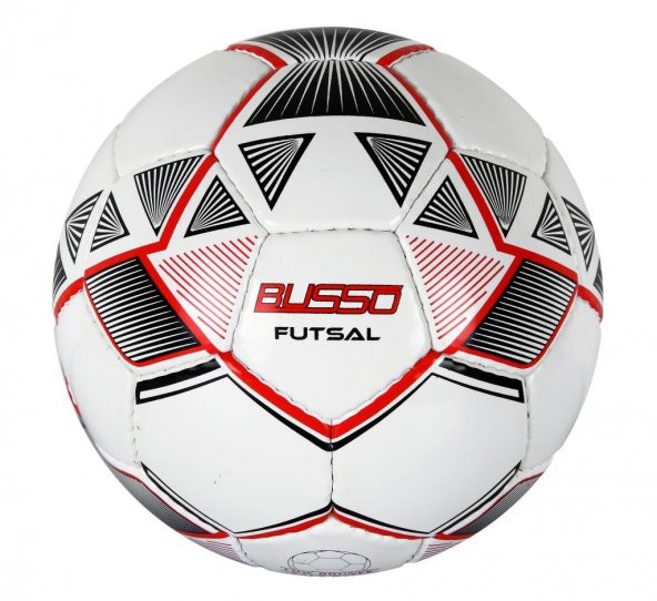 Busso Futsal Top (Kırmızı-Beyaz) Yeni