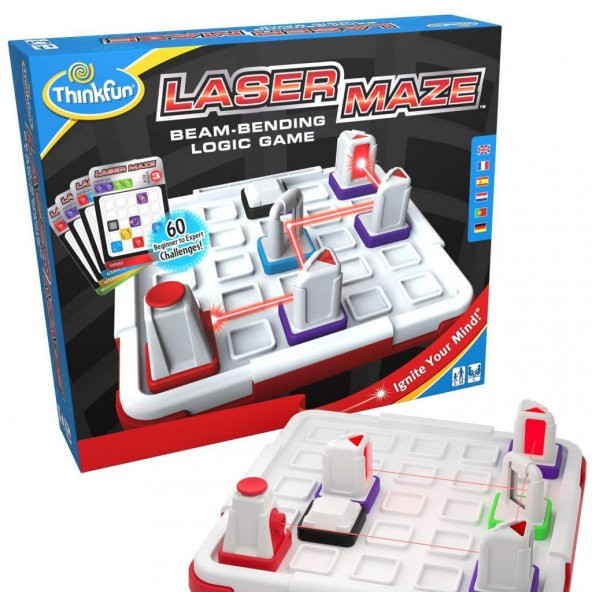 Thinkfun Laser Maze 763405, Işın Bükme Mantığı Labirent Oyunu