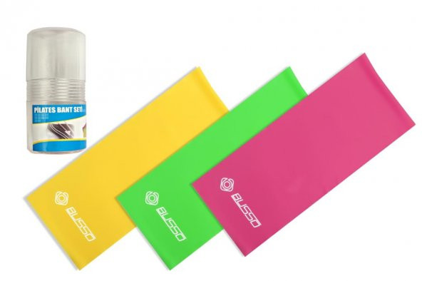 Busso BNT65 Pilates Bandı 3lü 150cm