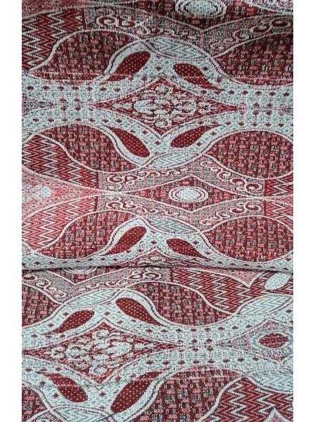 Mandaş 4m2 Lastiksiz Halı Örtüsü Savan (160x230)-Kırmızı v2