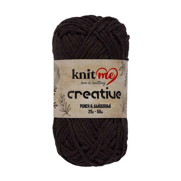 Knit Me Creative Punch & Amigurumi / 1009 / Koyu Kahve