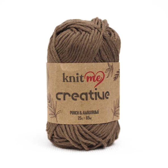 Knit Me Creative Punch & Amigurumi / 1047 / Orta Kahve