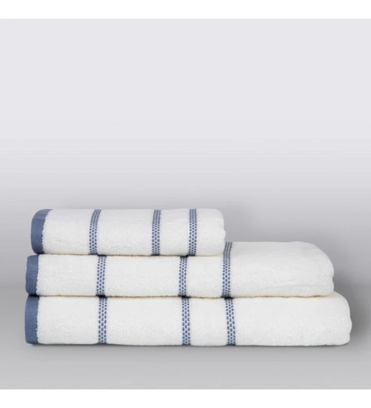 irya cozmo pamuk banyo havlu 90*150 mavi