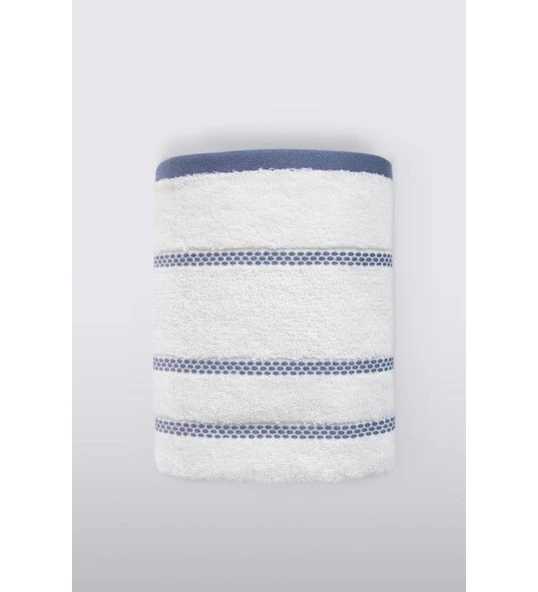 irya cozmo pamuk banyo havlu 90*150 mavi - 2