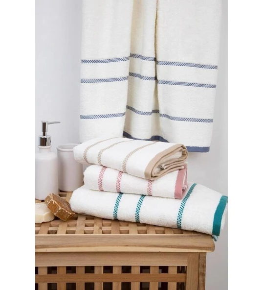 irya cozmo pamuk banyo havlu 90*150 bej - 2